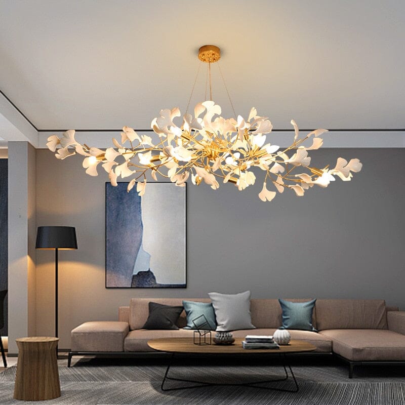 Elegant Floral Pendant Light With Soft Glass Shade