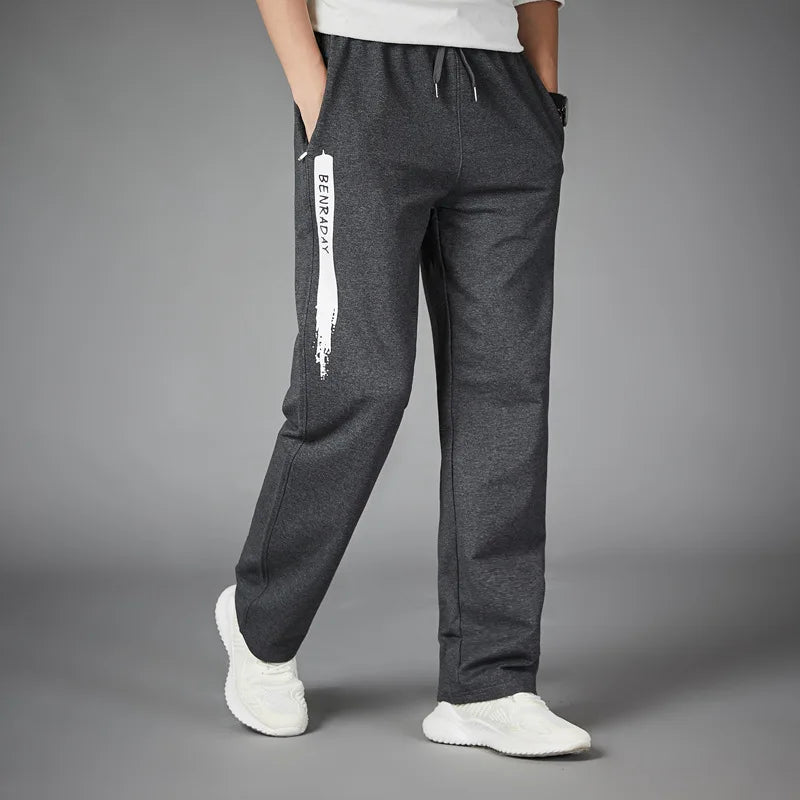 Comfortable Mens Athletic Stripe Jogger Pants
