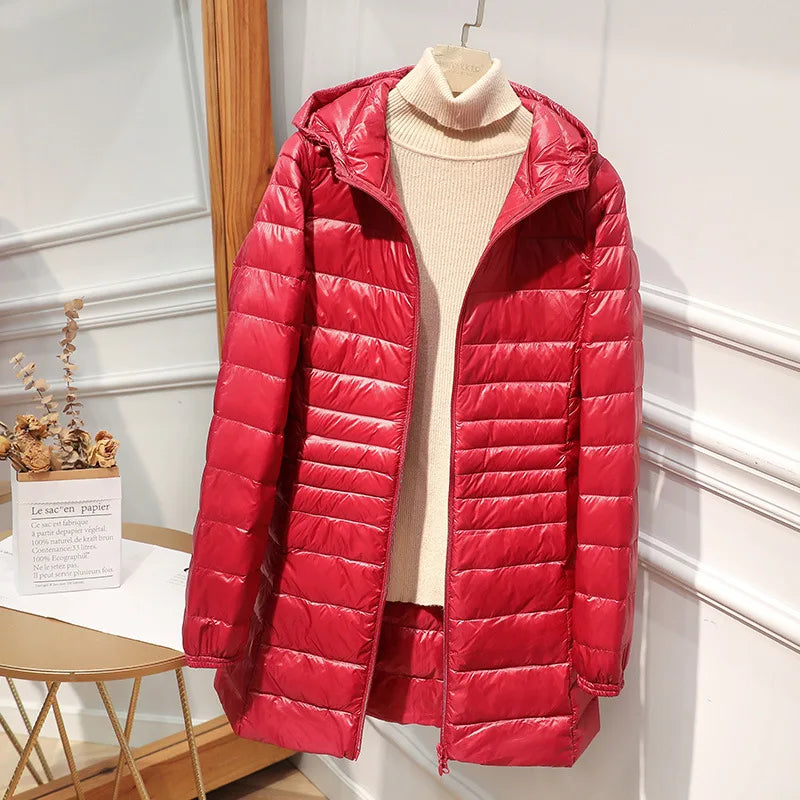 Ladies' Insulated Down Parka with Free Travel Bag