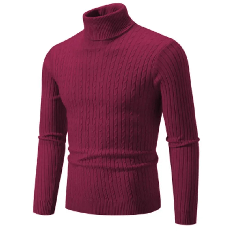 Men's Warm Crew Neck Knit Sweater