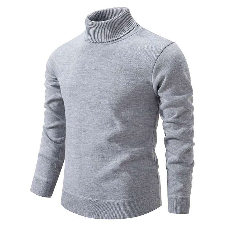 Soft Men's Wool Crew Neck Winter Sweater