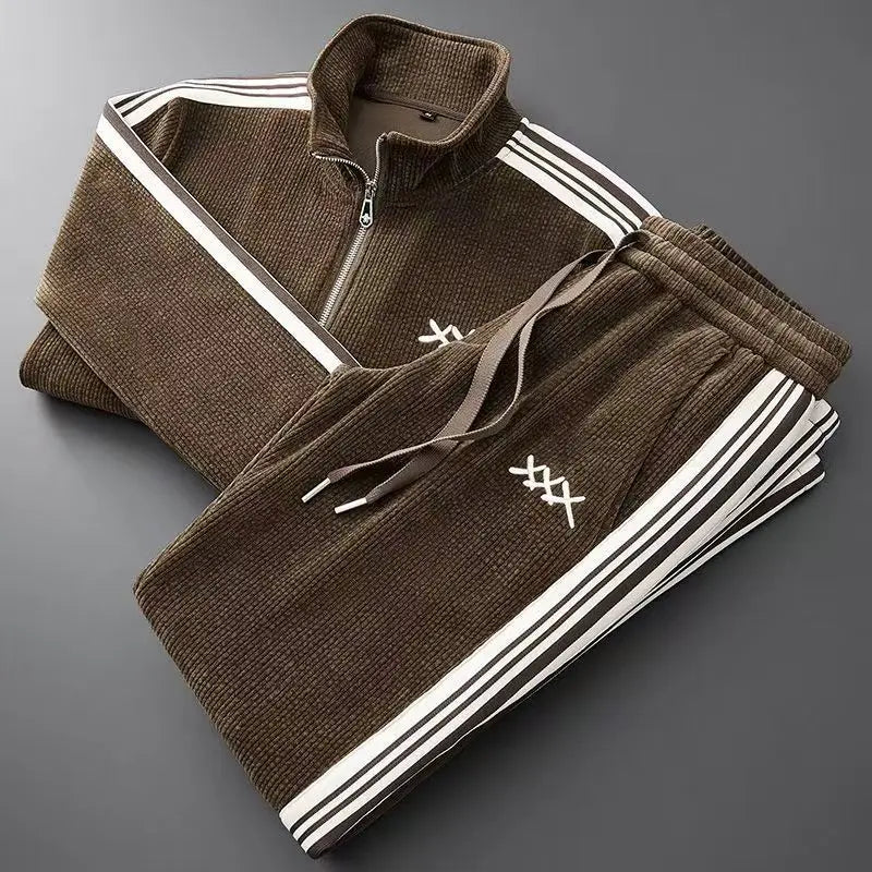 Men's Thermal Athletic Tracksuit - VogeLuxe