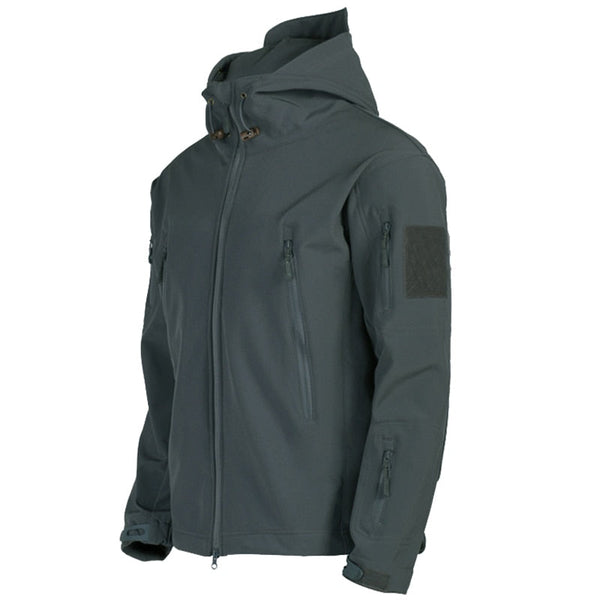 Warm Waterproof Mens Jacket With Fleece Lining