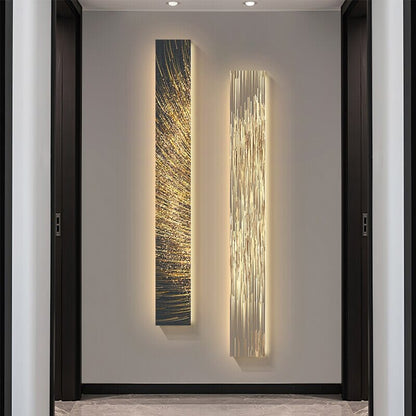 Rustic Fabric Panel Wall Light - VogeLuxe