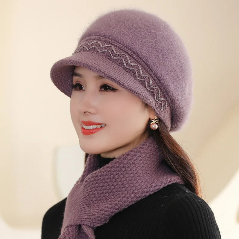 Thermal Warm Knit Baseball Cap - VogeLuxe