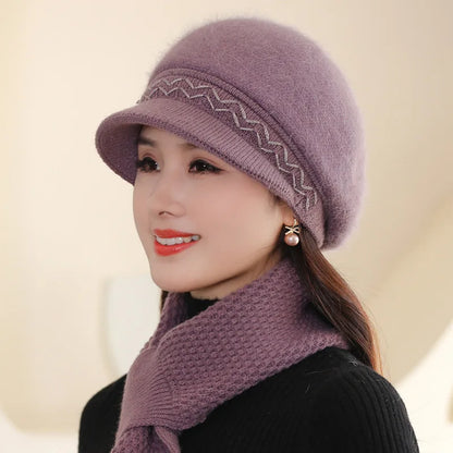 Thermal Warm Knit Baseball Cap - VogeLuxe