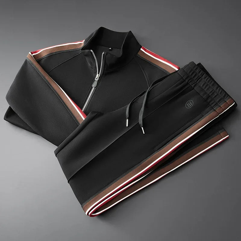 Premium Men's Zip Up Tracksuit Set