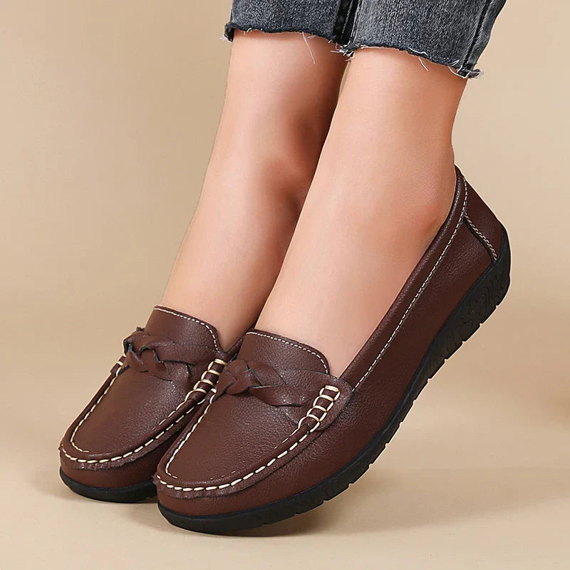Authentic Leather Slip On Loafers for Men Large Sizes