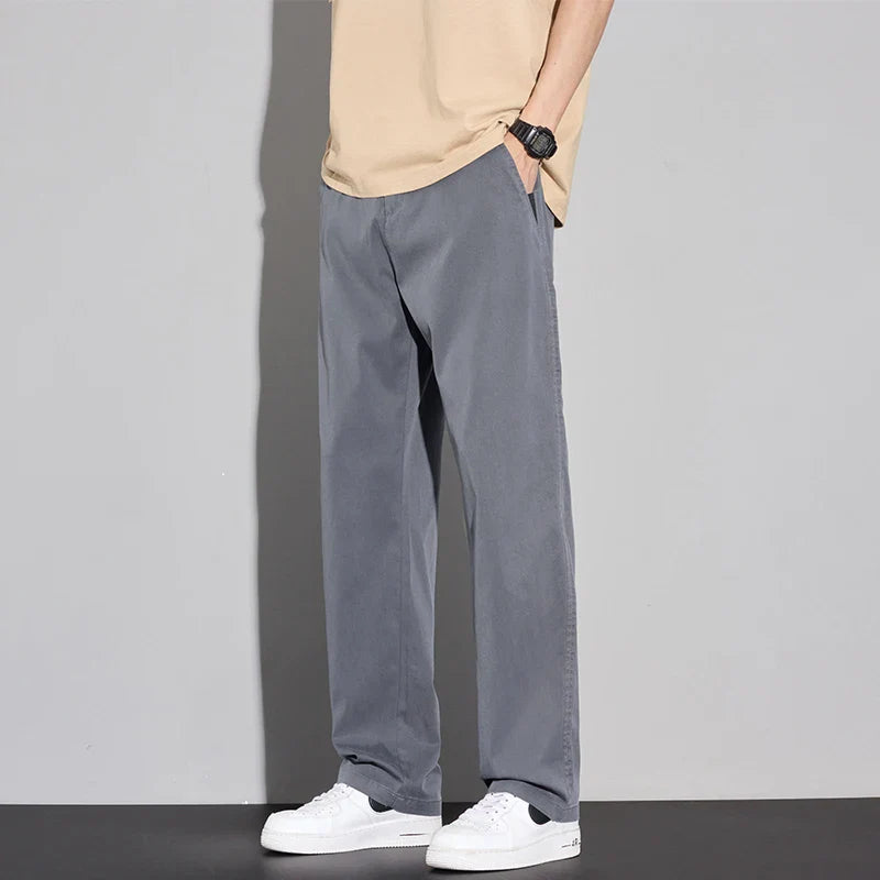 Men's Soft Summer Trousers - Comfortable Breathable Pants