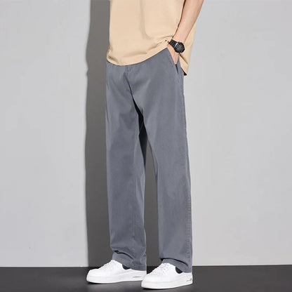 Men's Soft Summer Trousers - Comfortable Breathable Pants