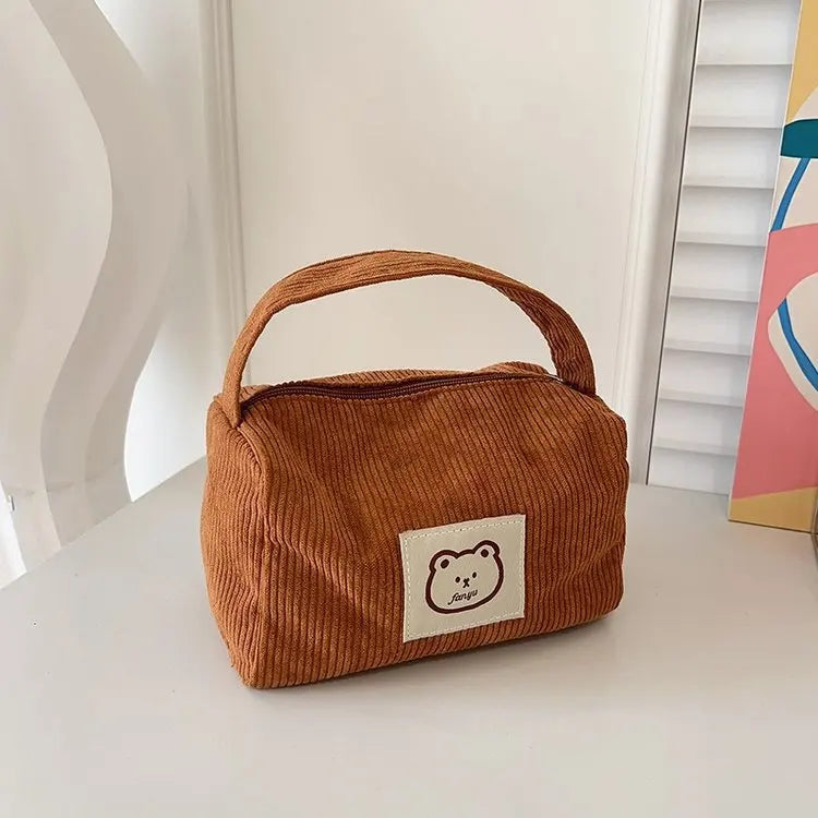 Big Storage Makeup Pouch - Women's Soft Cosmetic Case