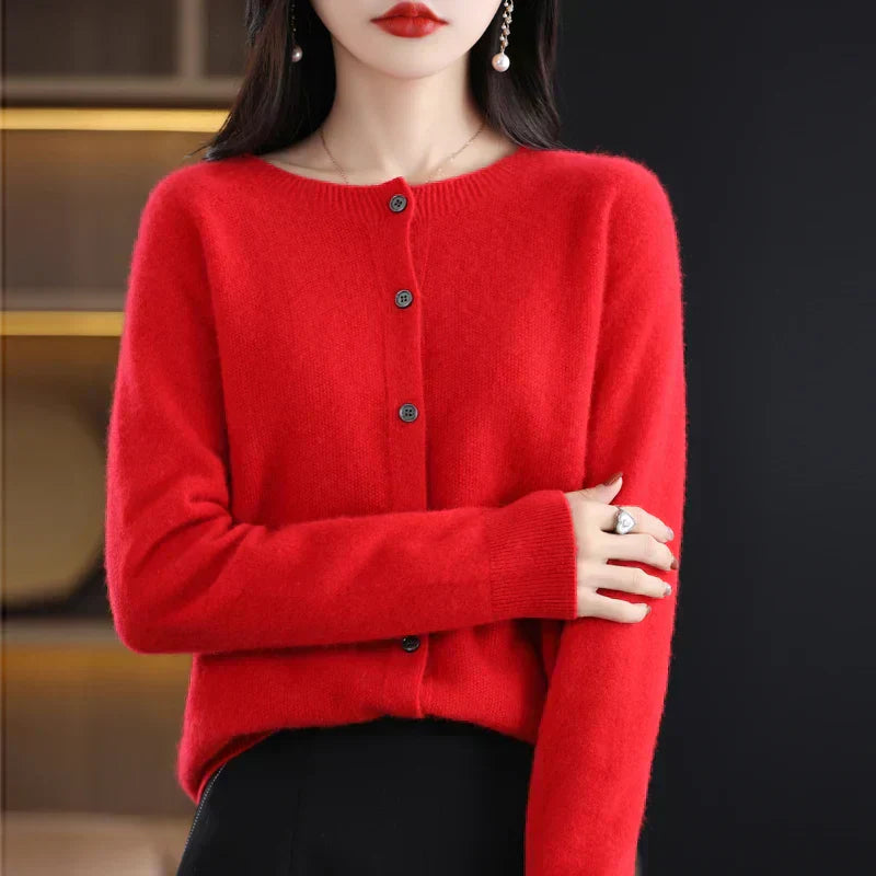 Soft Merino Wool Open Front Cardigan For All Seasons