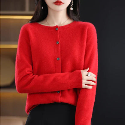 Soft Merino Wool Open Front Cardigan For All Seasons