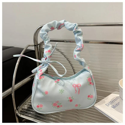 Cute Floral Fabric Tote Shoulder Bag