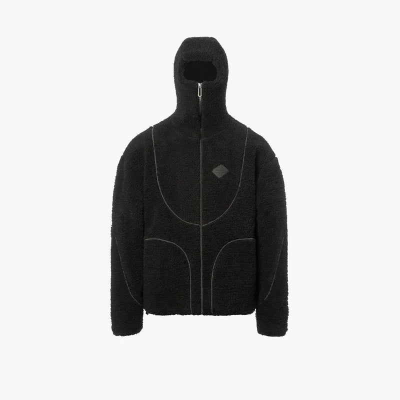 Trendy Block Color Fleece Jacket - VogeLuxe
