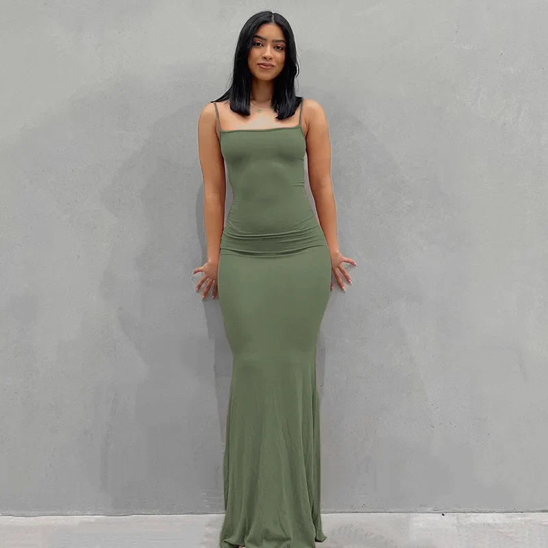 Elegant Strapless Black Floor Length Evening Dress