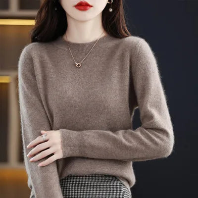 Pure Wool Women's Sweater for Cold Winter Days