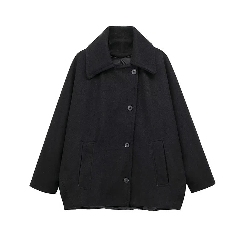Large Fake Fur Parka Coat