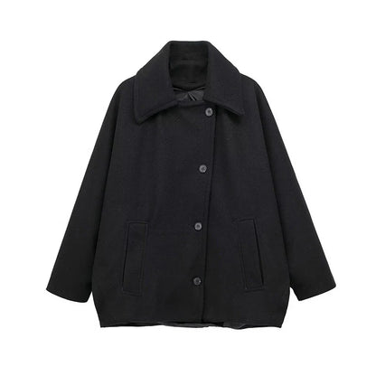 Large Fake Fur Parka Coat