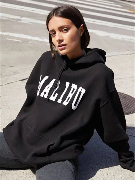 Classic Graphic Oversized Cotton Hoodie – Casual Streetwear - VogeLuxe