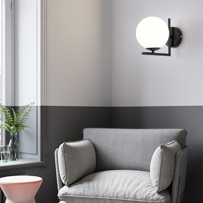 Simple White Wall Light