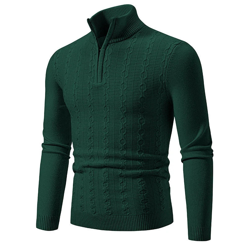 Cozy Men's Winter Crew Neck Pullover Sweater - BritishElegance