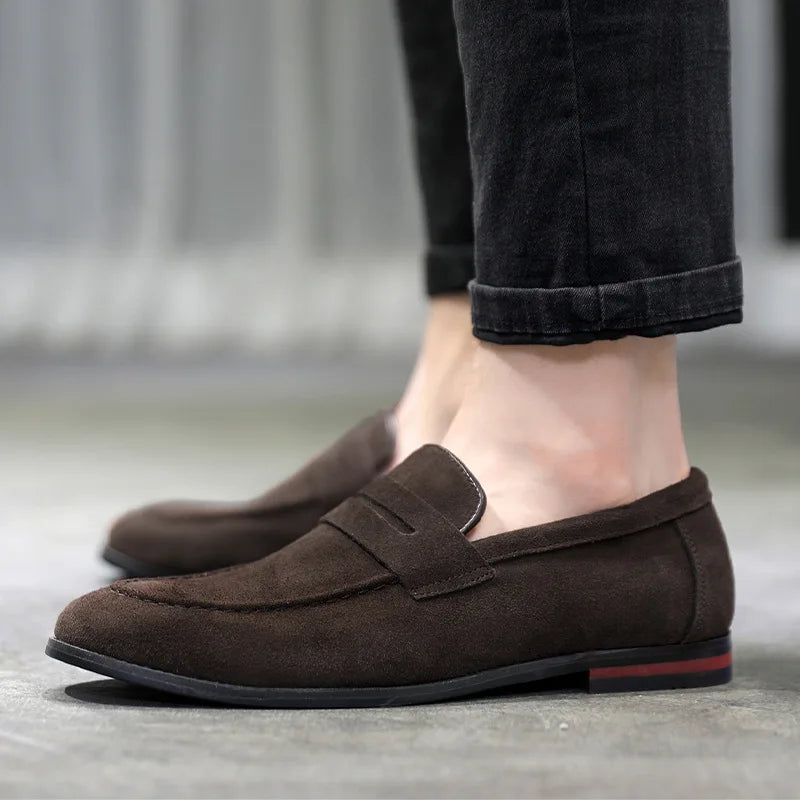Luxury Leather Slip On Shoes