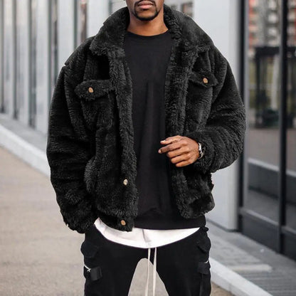 Men's Premium Faux Fur Parka - Warm Winter Coat - VogeLuxe