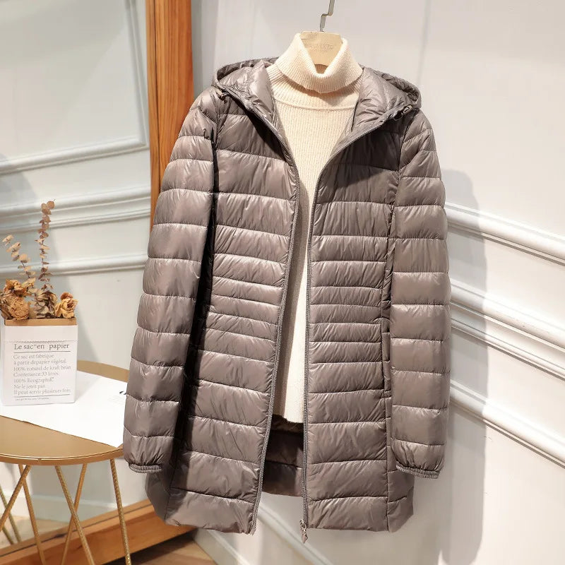 Ladies Insulated Down Parka with Travel Bag
