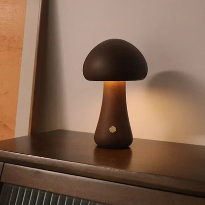 Natural Wood LED Desk Lamp