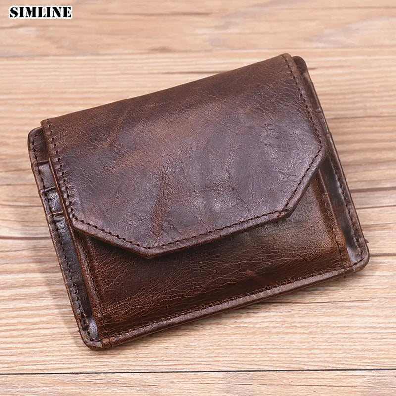 Real Leather Men's Wallet UK - VogeLuxe