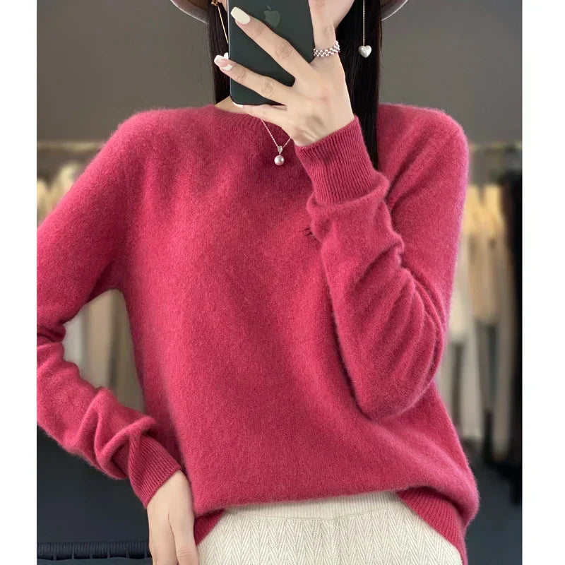 Premium Merino Wool Women's Sweater Soft and Cozy