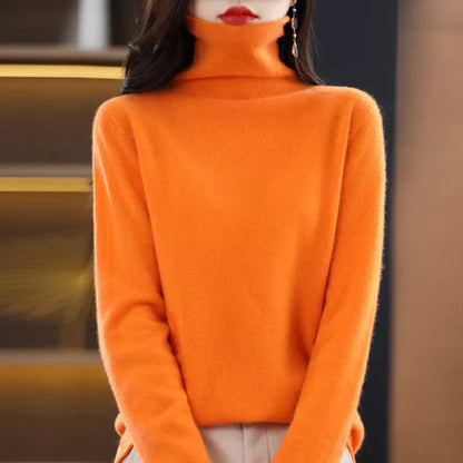 Soft Merino Wool Women's Crew Neck Sweater