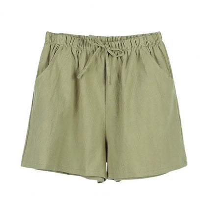 Comfortable Waist Cotton Summer Shorts