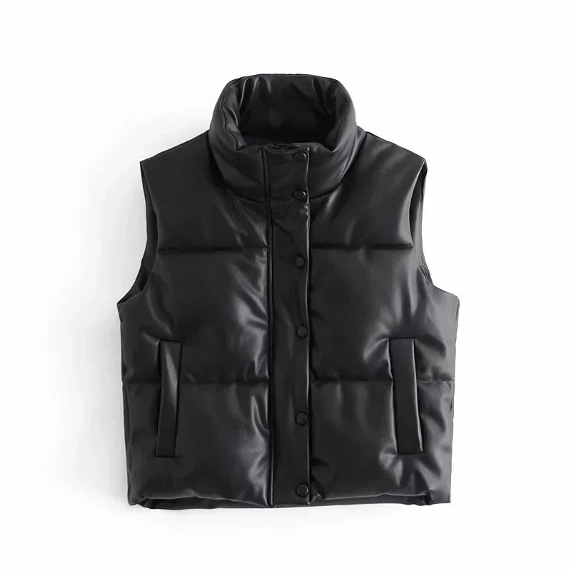 Warm Women's Padded Quilted Vest - VogeLuxe