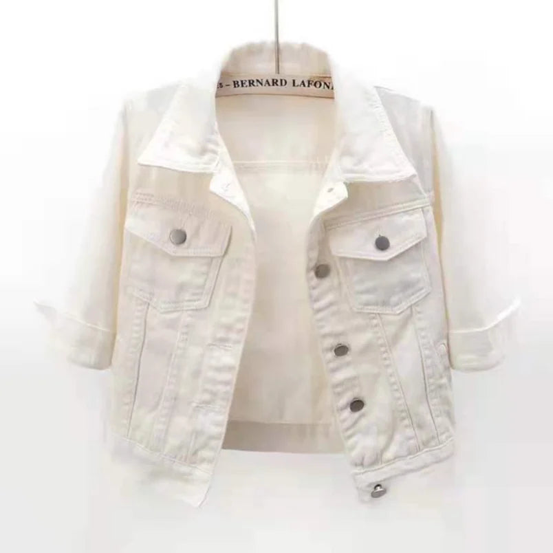 Fashionable Women's Denim Vest Jacket