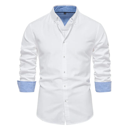 Classic Casual Men's Cotton Button Shirt