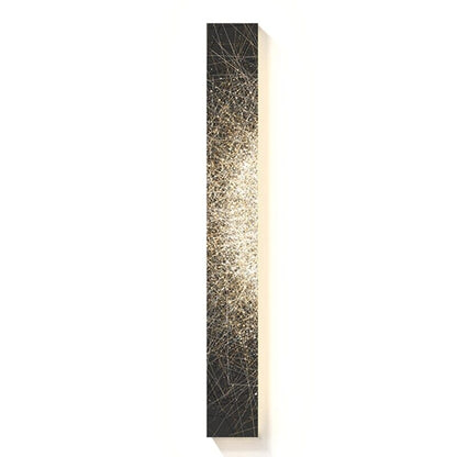 Rustic Fabric Panel Wall Light
