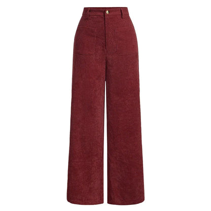 Comfortable Wide Leg High Waist Women's Pants