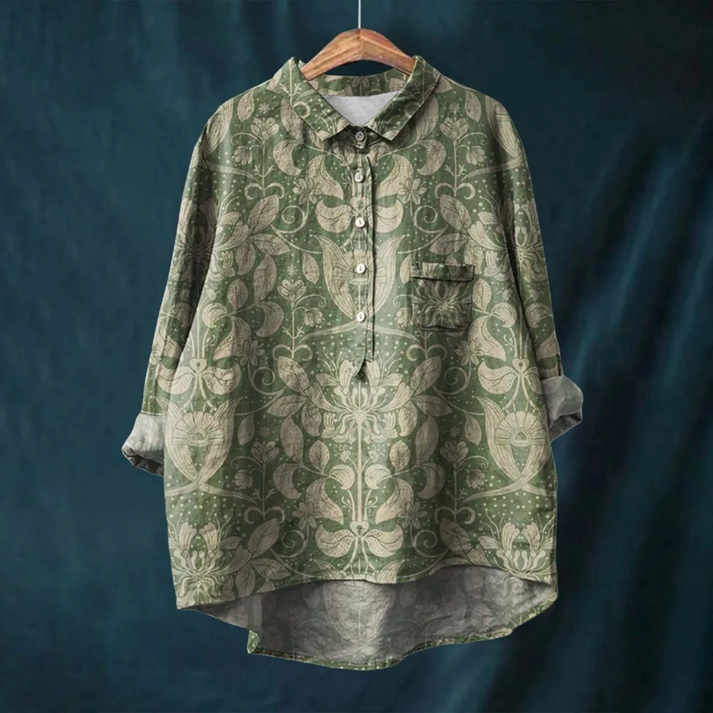 Relaxed Fit Women's Casual Shirt - VogeLuxe