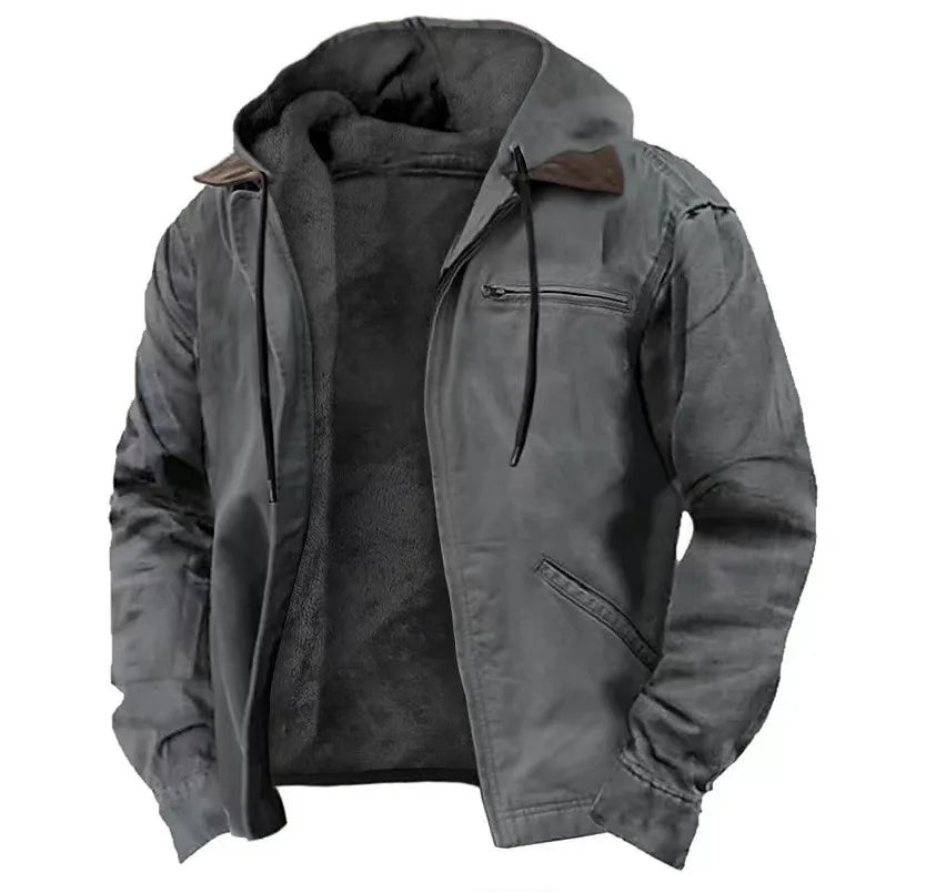 Cozy Men's Fleece Hooded Sweatshirt