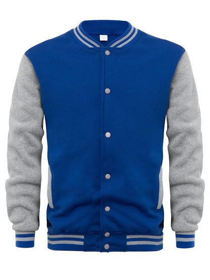 Casual Fit Baseball Bomber Jacket for Men