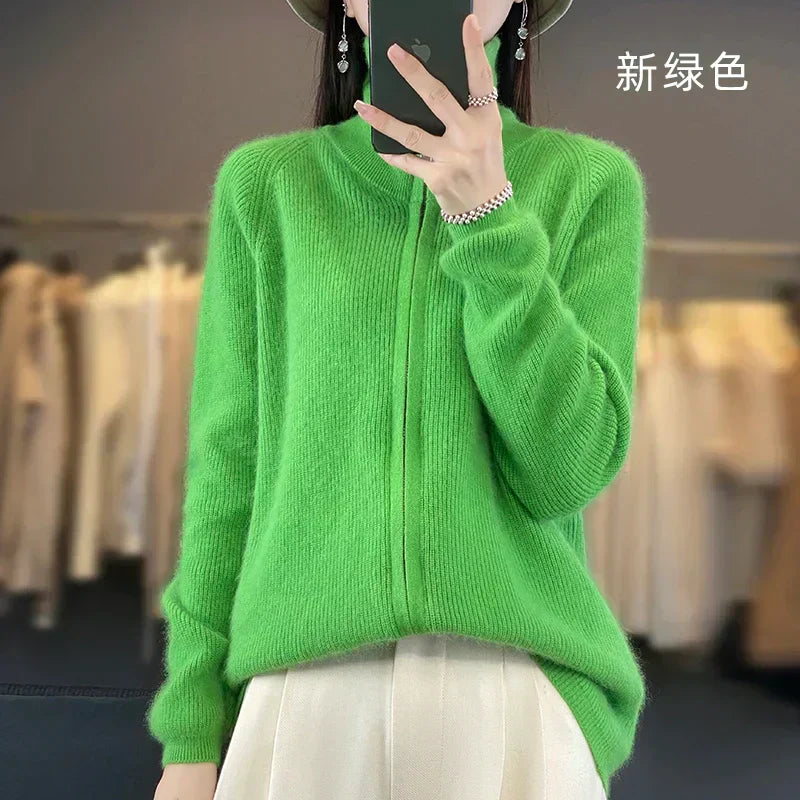 Soft Cashmere Open Cardigan | Relaxed Fit Knit Sweater