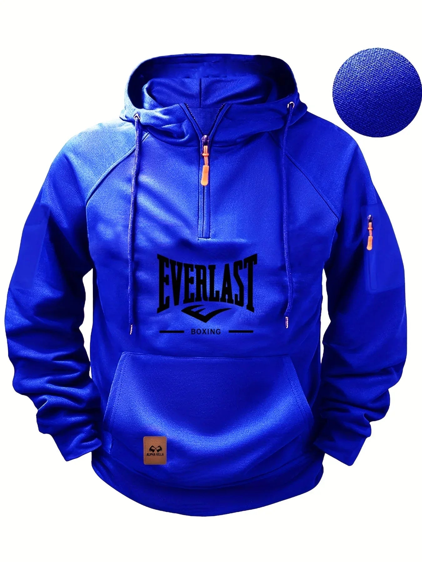 Premium Mens Zip Up Hooded Sweatshirt