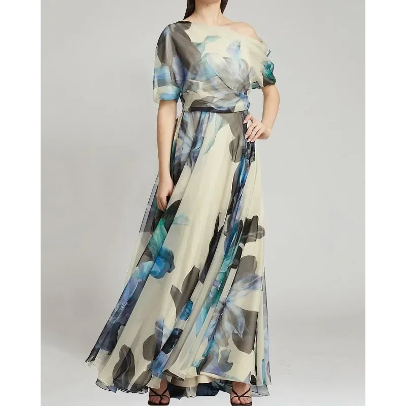 Chic Floral Maxi Dress for Women