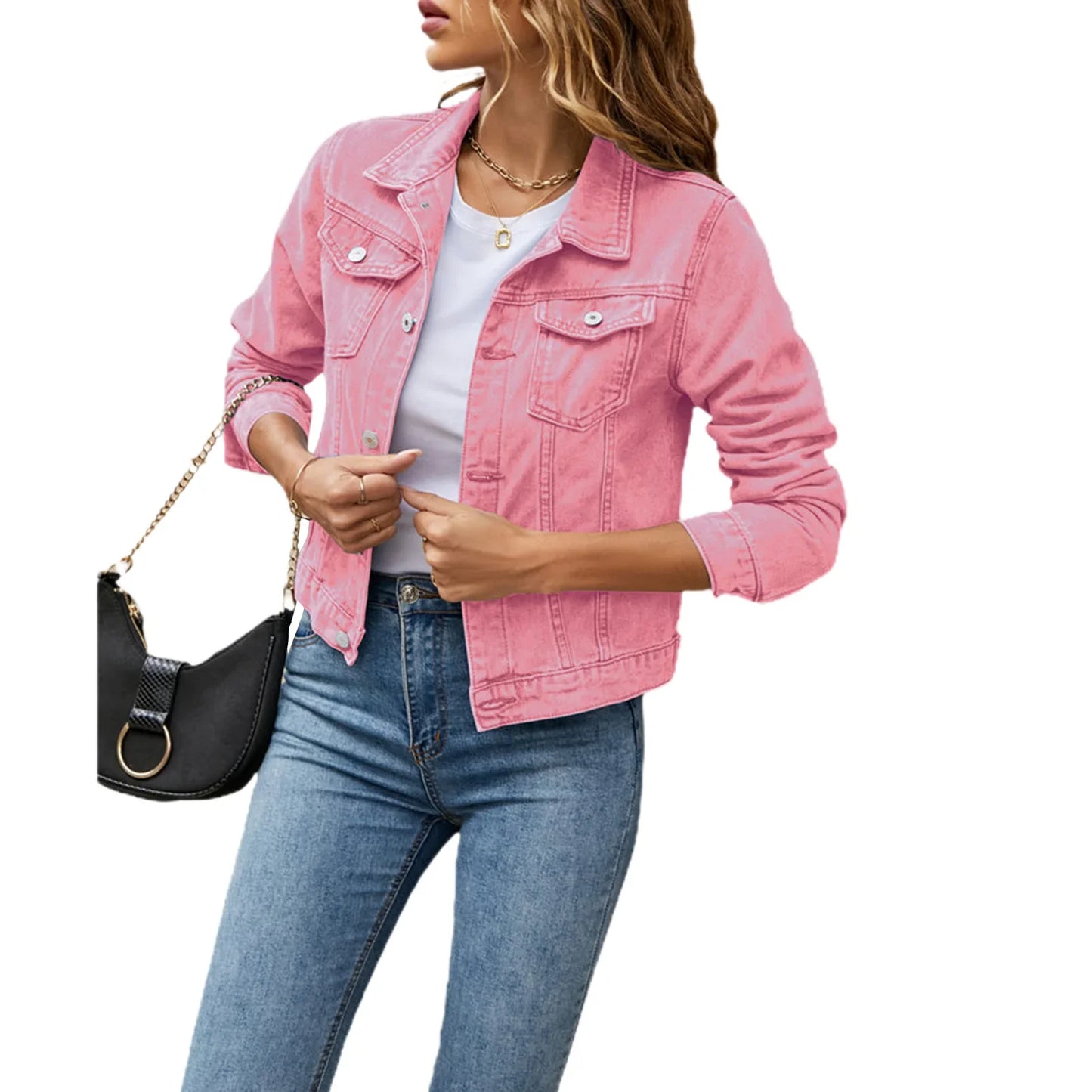 Fitted Short Denim Jacket