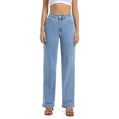 Comfortable Fit White Skinny Straight Jeans
