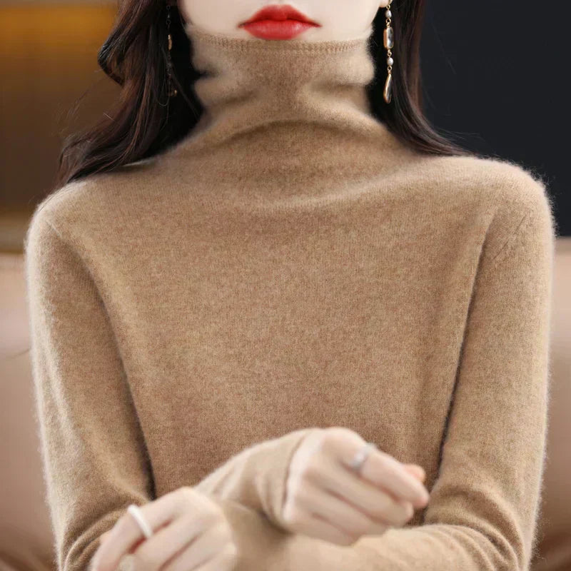 Soft Merino Wool Women's Pullover Sweater