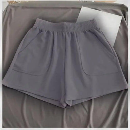 Relaxed Fit High-Waist Wide Leg Shorts