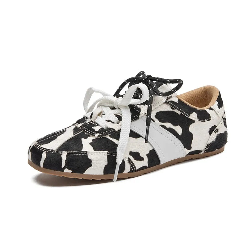 Luxury Leather Lace Up Women's Shoes - BritishElegance